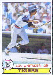 1979 Topps Baseball Cards      123     Lou Whitaker